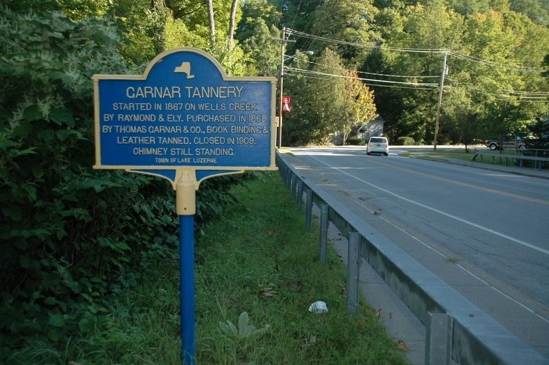 Garnar Tannery Marker image. Click for full size.