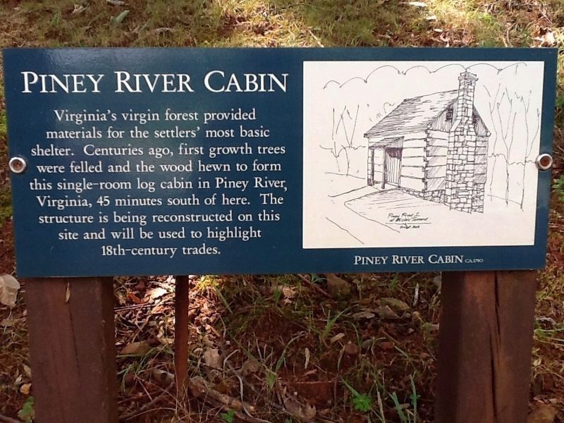Piney River Cabin Marker image. Click for full size.