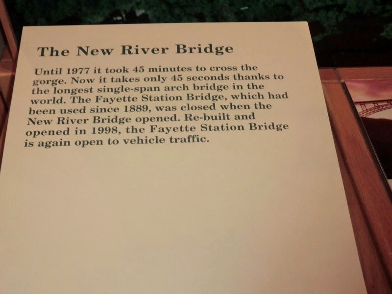 Inside the Visitor Center-New River Gorge National River image. Click for full size.