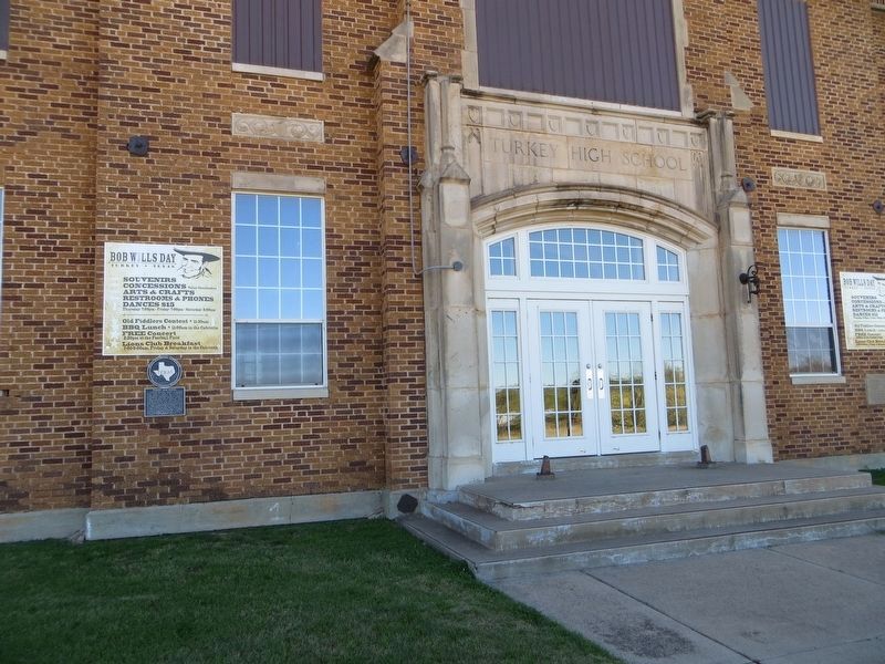Turkey High School Marker. Click for full size. Turkey High School Marker image. Click for full size.