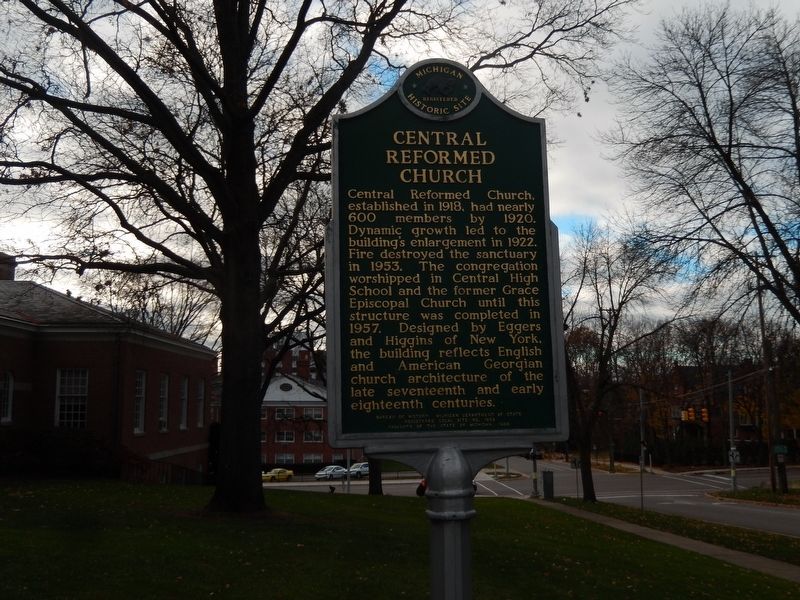 Central Reformed Church Marker image. Click for full size.
