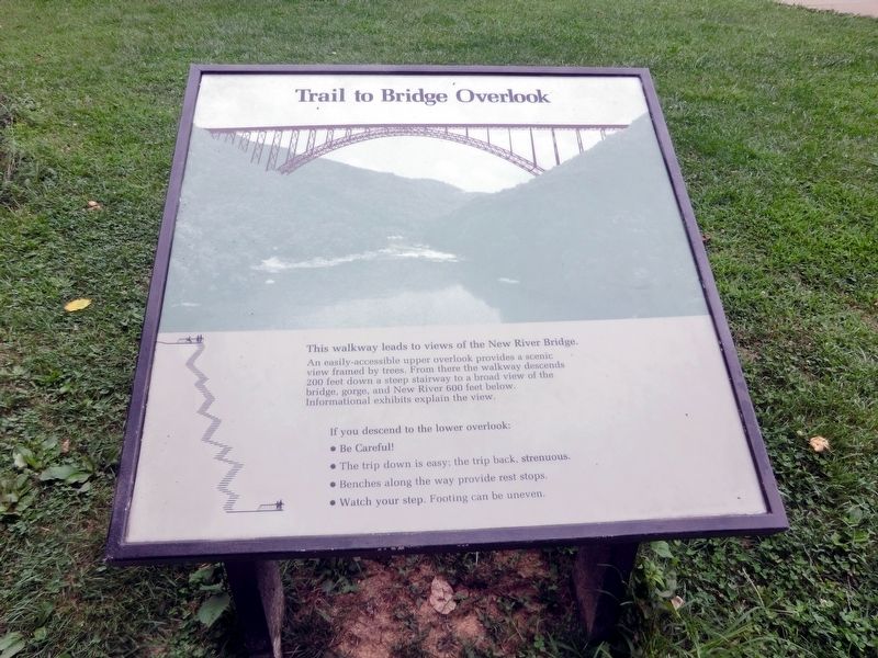 Trail to Bridge Overlook Marker image. Click for full size.
