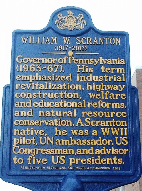 William W. Scranton Marker image. Click for full size.