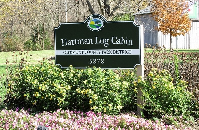 Hartman Log Cabin Marker image. Click for full size.
