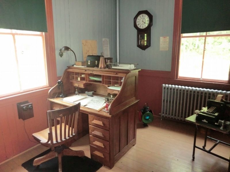 Inside the Train Depot visitor center. Click for full size. Inside the Train Depot visitor center image. Click for full size.