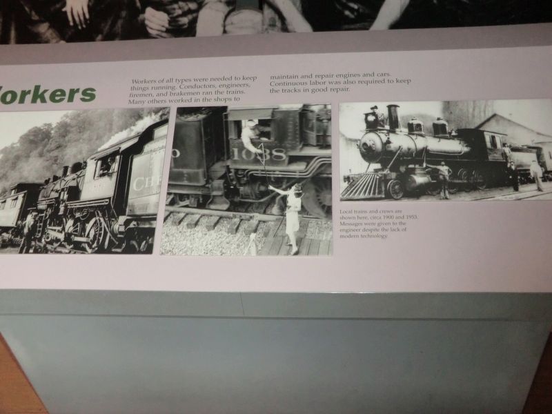 Inside the Train Depot visitor center. Click for full size. Inside the Train Depot visitor center image. Click for full size.