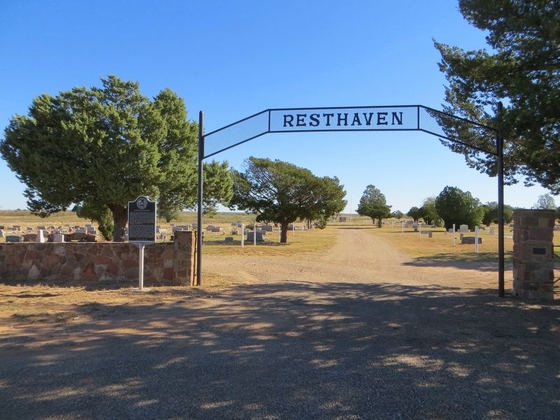 Resthaven Cemetery Marker image. Click for full size.