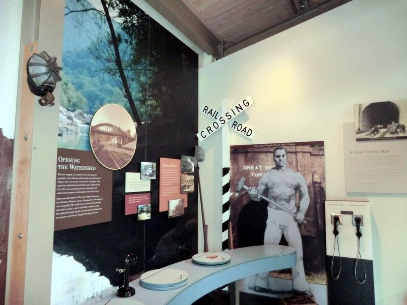 Inside the Sandstone Visitor Center. Click for full size. Inside the Sandstone Visitor Center image. Click for full size.