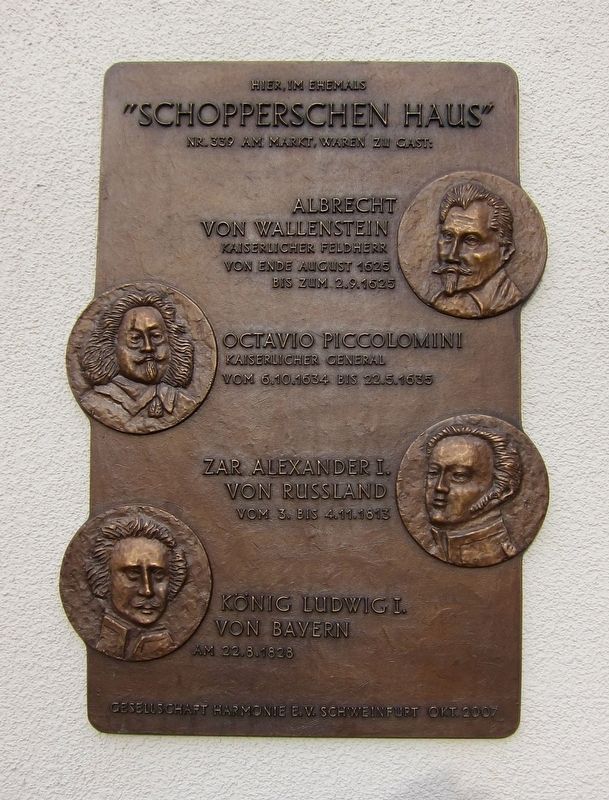 Schopperschen Haus / Schopper's House Marker. Click for full size. Schopperschen Haus / Schopper's House Marker image. Click for full size.
