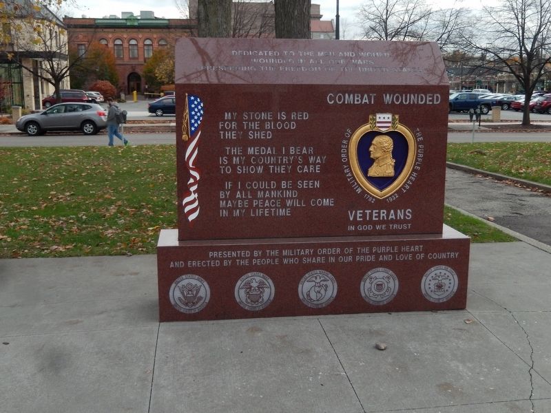 Purple Heart Memorial. Click for full size. Purple Heart Memorial image. Click for full size.