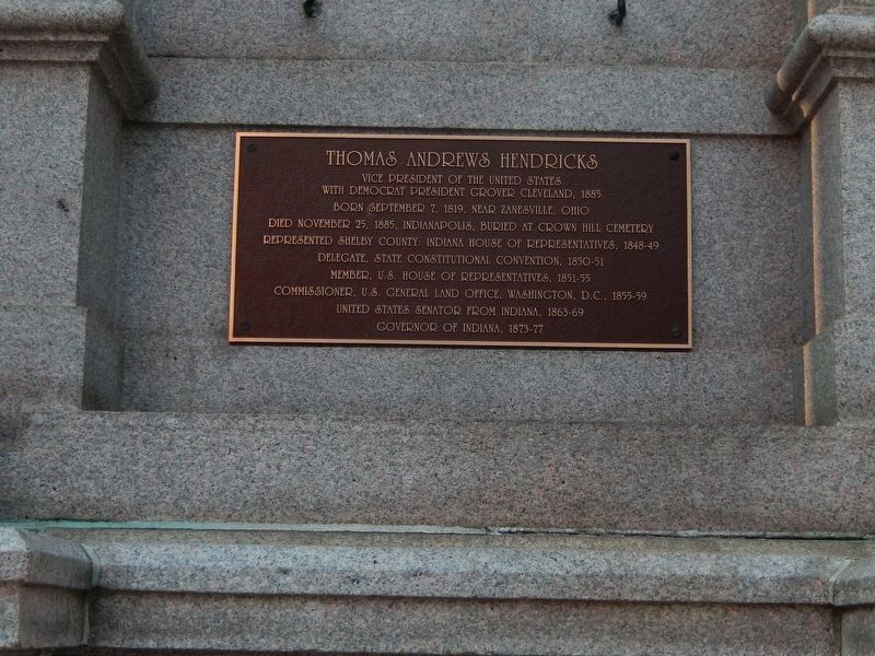 Thomas Andrews Hendricks Marker image. Click for full size.