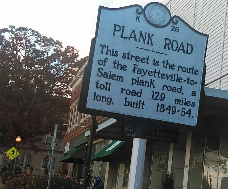 Plank Road Marker image. Click for full size.