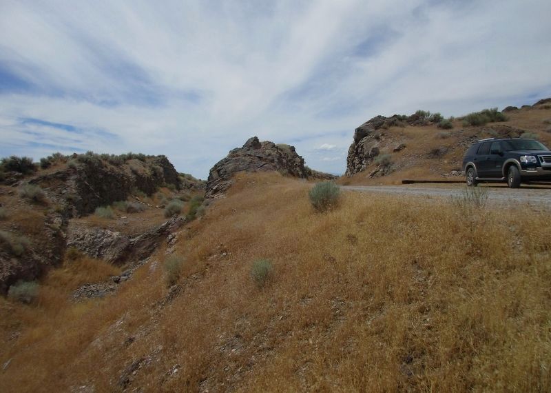 Stairway to Promontory Marker. Click for full size. Stairway to Promontory Marker image. Click for full size.