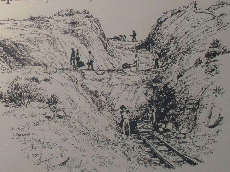 Stairway to Promontory Marker. Click for full size. Stairway to Promontory Marker image. Click for full size.