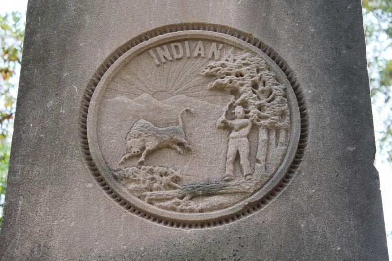 Indiana State Seal image. Click for full size.