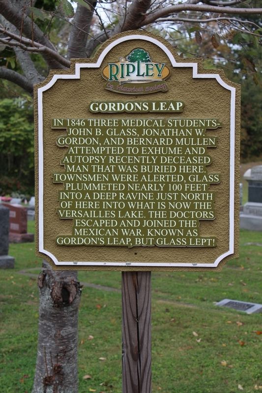 Gordons Leap Marker image. Click for full size.