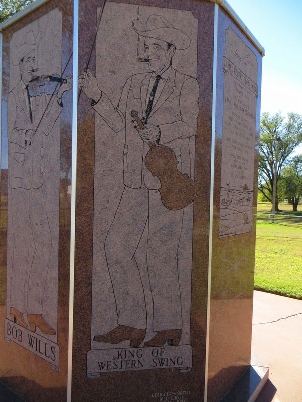 Bob Wills Marker (second side) image. Click for full size.