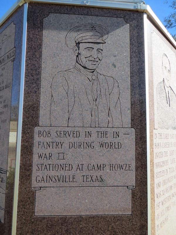 Bob Wills Marker (fourth side) image. Click for full size.