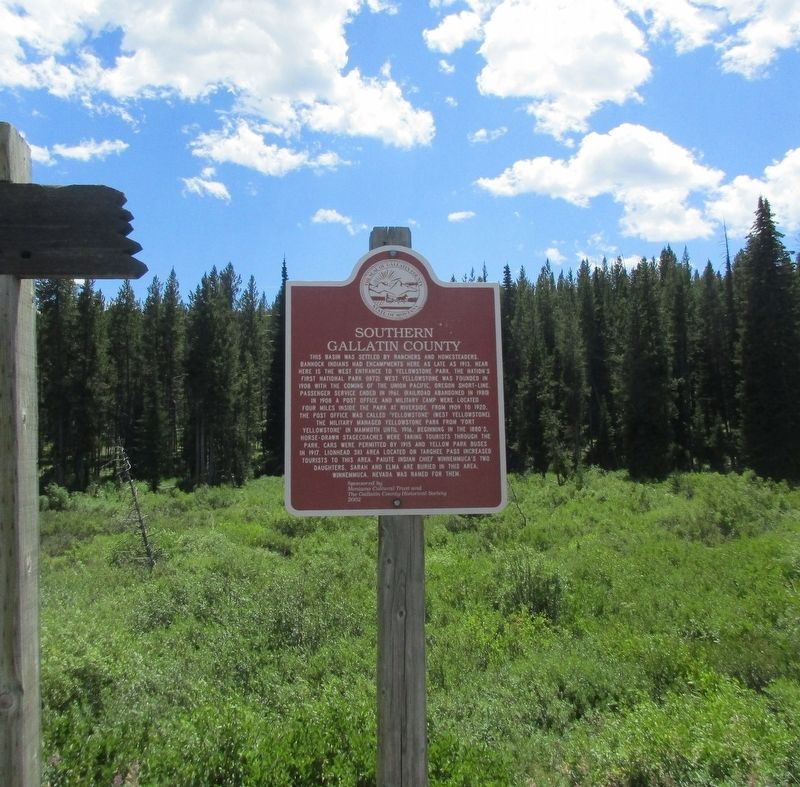 Southern Gallatin County Marker image. Click for full size.