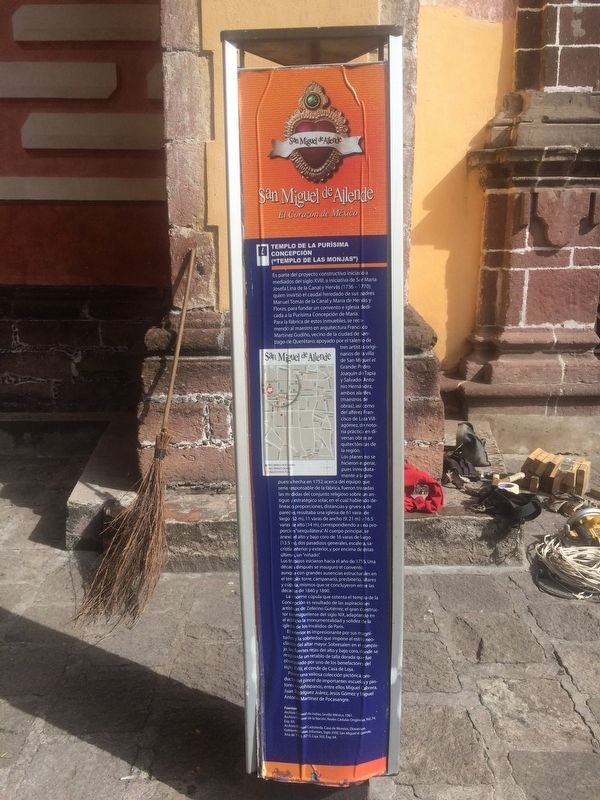 The previous Temple of the Immaculate Conception Marker. Click for full size. The previous Temple of the Immaculate Conception Marker image. Click for full size.