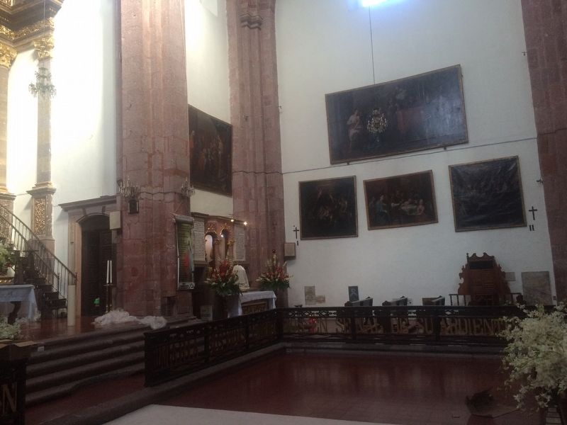 Examples of the colonial-era artwork at the Temple of the Immaculate Conception. Click for full size. Examples of the colonial-era artwork at the Temple of the Immaculate Conception image. Click for full size.