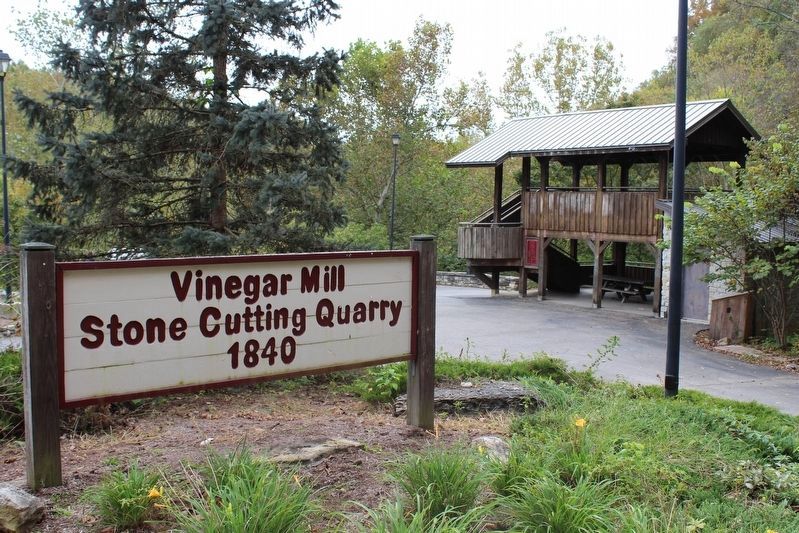 Vinegar Mill Stone Cutting Quarry image. Click for full size.