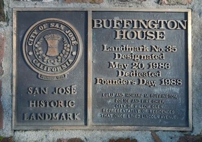 Buffington House Marker image. Click for full size.