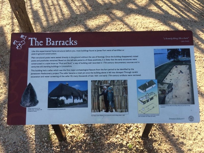 Barracks Marker image. Click for full size.