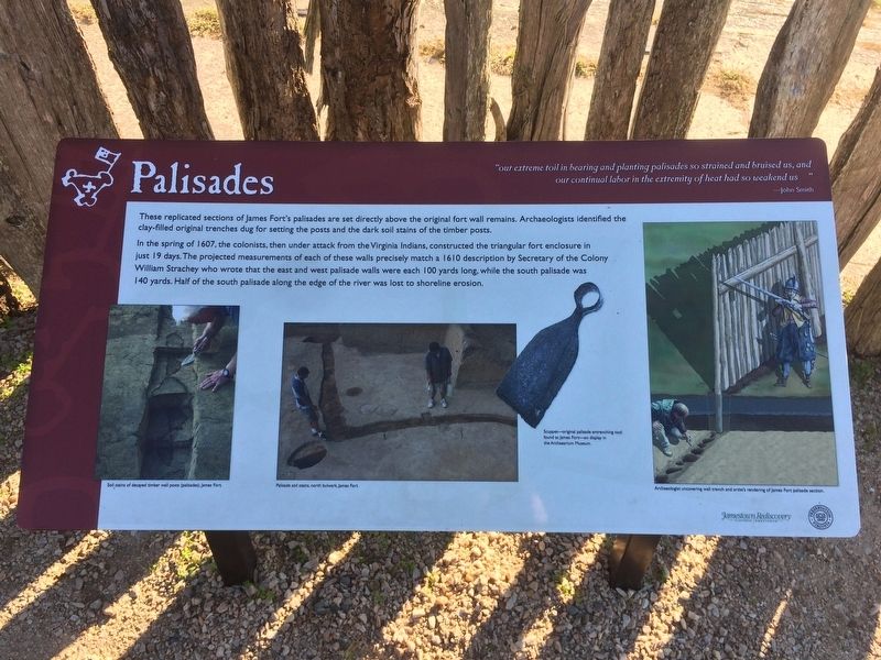 Palisades Marker. Click for full size. Palisades Marker image. Click for full size.