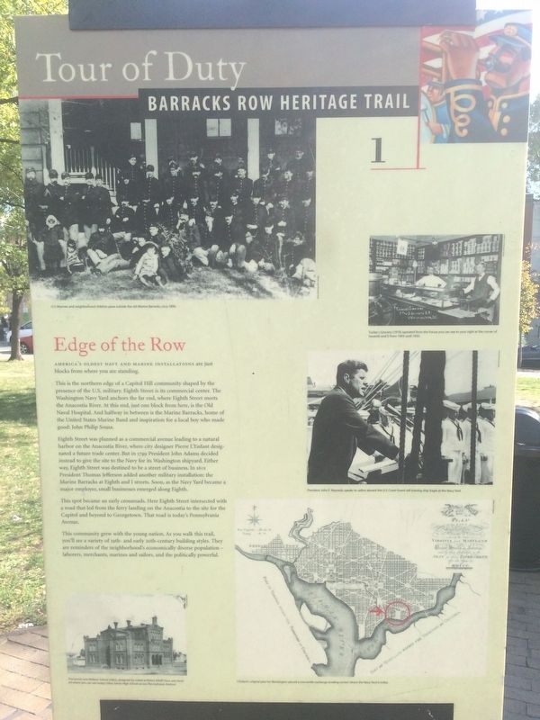 Edge of the Row Marker. Click for full size. Edge of the Row Marker image. Click for full size.