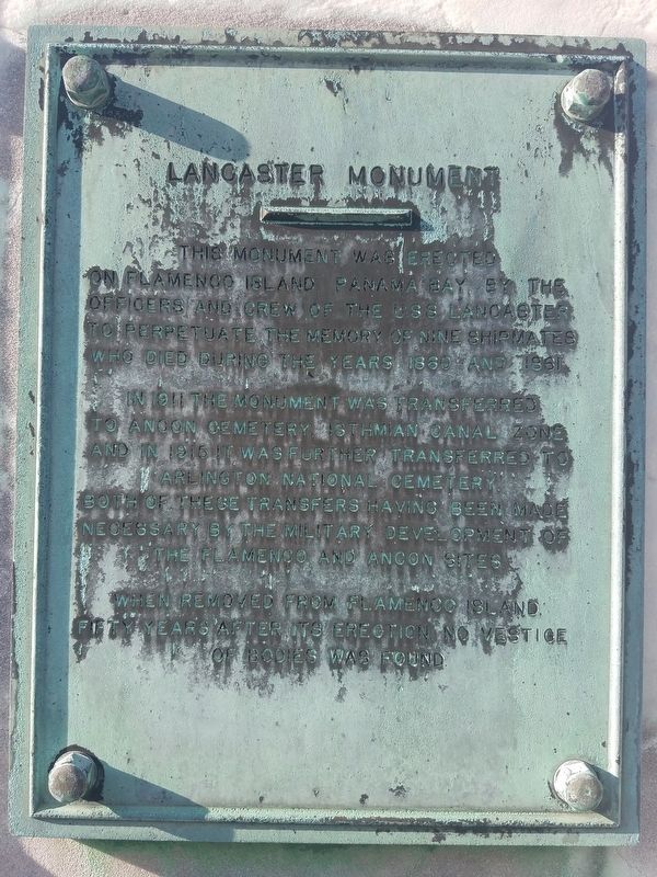 Lancaster Monument Marker image. Click for full size.