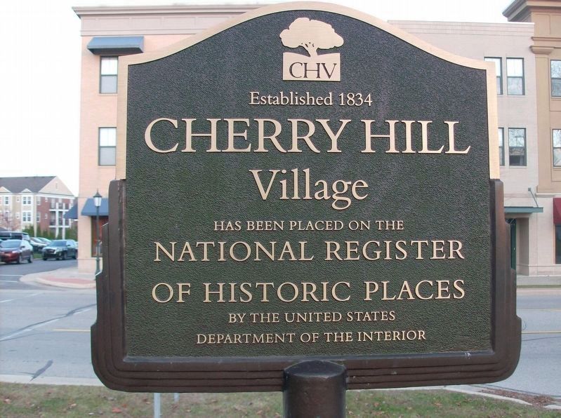 Cherry Hill Village Sign image. Click for full size.
