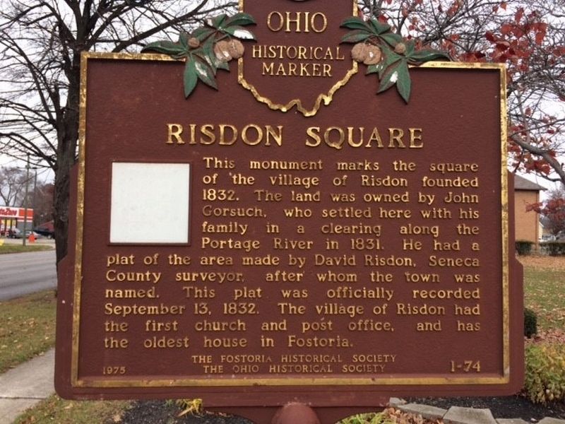 Risdon Square Marker. Click for full size. Risdon Square Marker image. Click for full size.