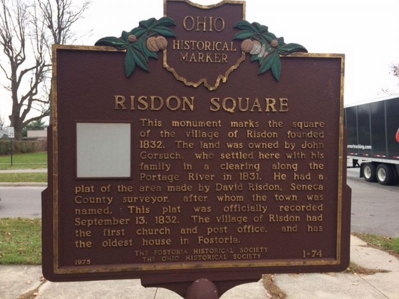 Risdon Square Marker. Click for full size. Risdon Square Marker image. Click for full size.