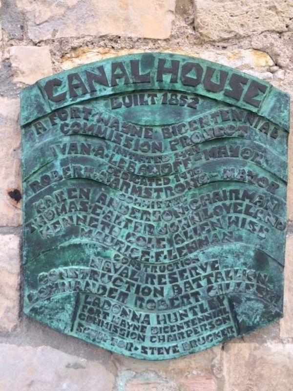 The Canal House Marker image. Click for full size.