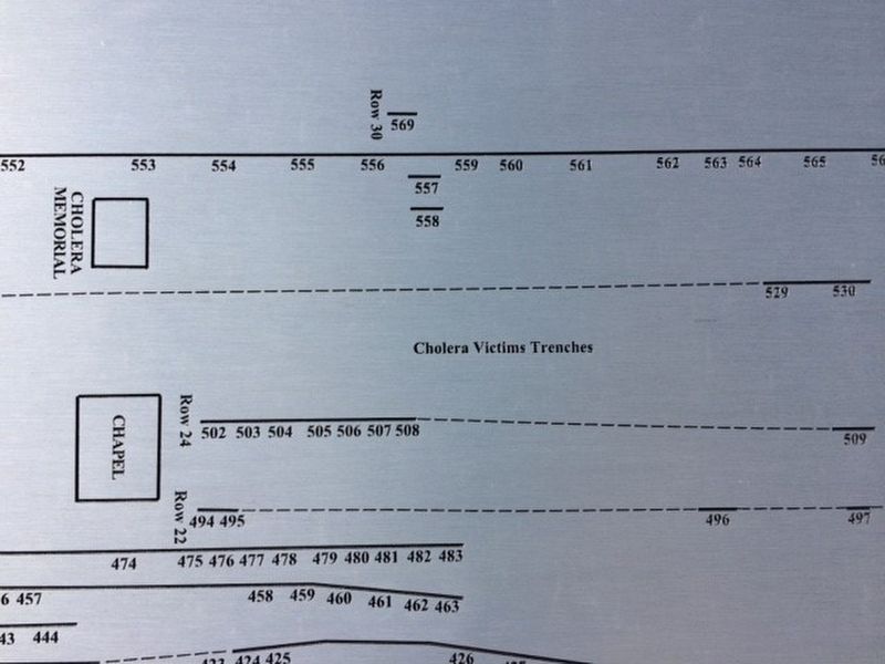 Cholera Marker Marker image. Click for full size.