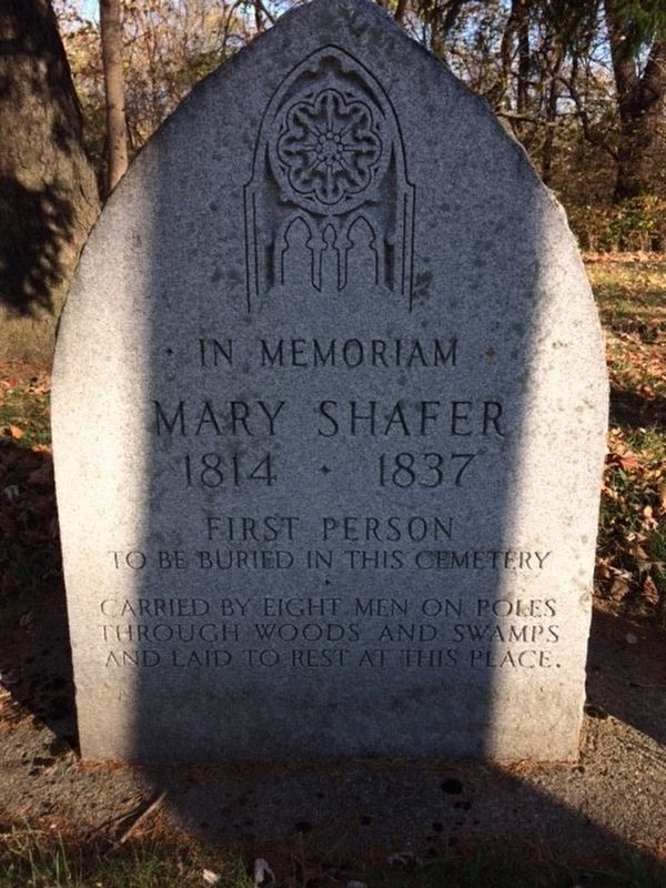 Mary Shafer Marker image. Click for full size.