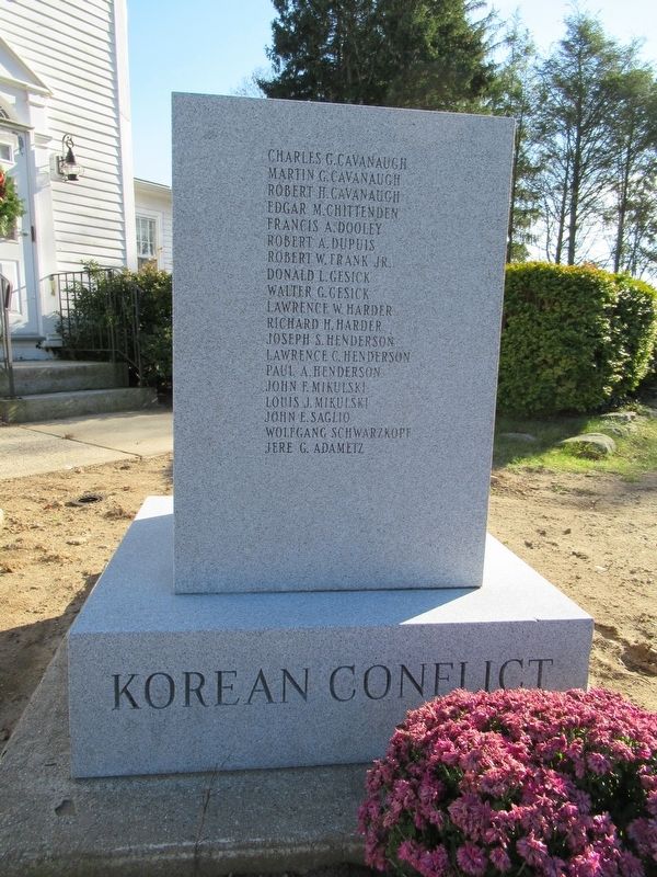 Killingworth Veterans Monument. Click for full size. Killingworth Veterans Monument image. Click for full size.
