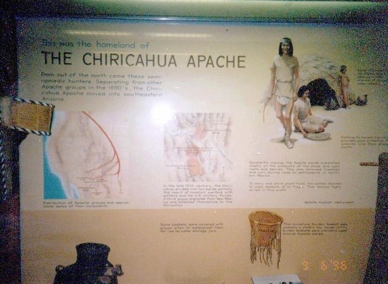 The Chiricahua Apache Marker image. Click for full size.