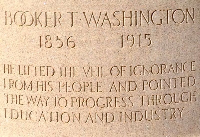 Booker T Washington Statue. Click for full size. Booker T Washington Statue image. Click for full size.