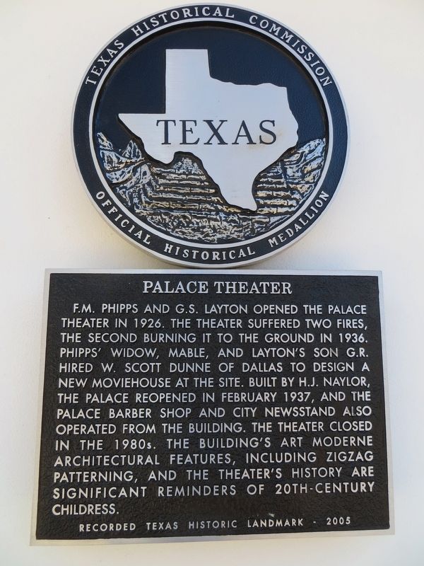 Palace Theater Marker image. Click for full size.
