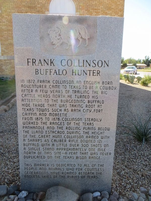 Frank Collinson Marker. Click for full size. Frank Collinson Marker image. Click for full size.