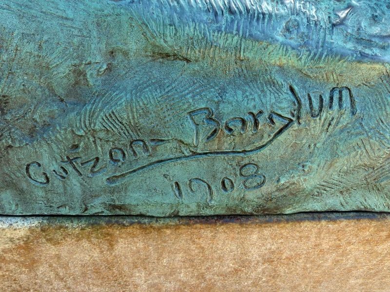 Gutzon Borglum 1908. Click for full size. Gutzon Borglum 1908 image. Click for full size.