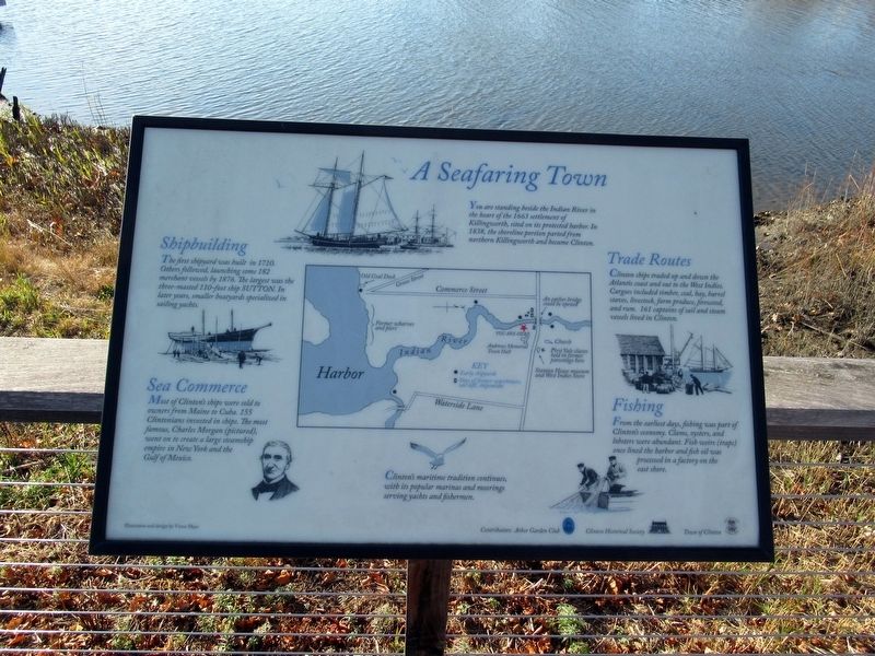 A Seafaring Town Marker image. Click for full size.