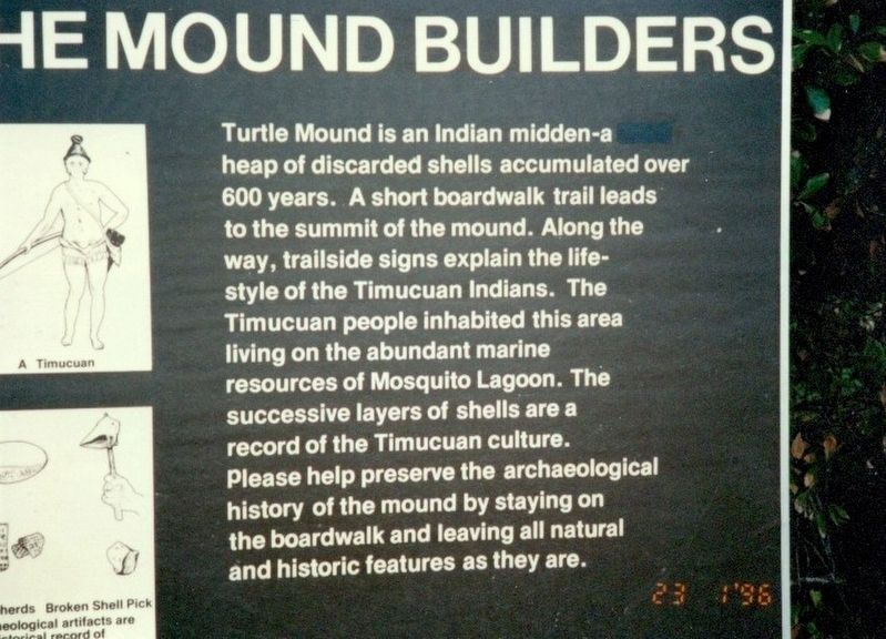 The Mound Builders Marker image. Click for full size.