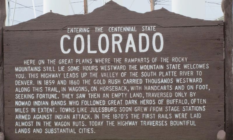Colorado Marker image. Click for full size.