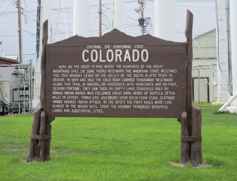 Entering the Centennial State – Colorado Marker image. Click for full size.