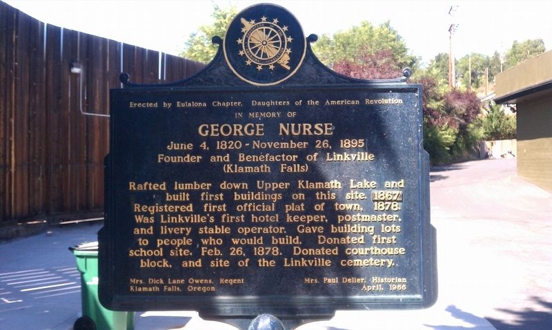 George Nurse Marker image. Click for full size.
