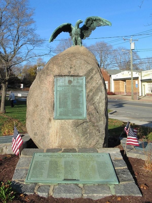Westbrook World War II Monument image. Click for full size.