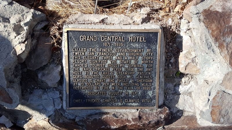 Grand Central Hotel Marker image. Click for full size.